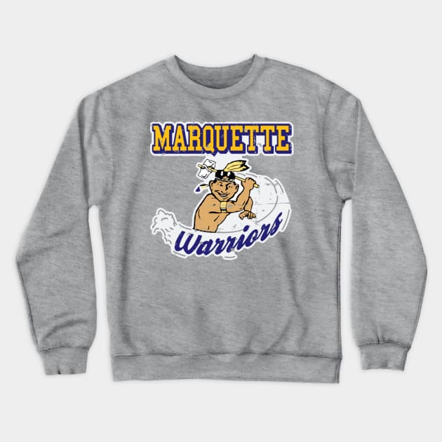 Marquette Warriors Crewneck Sweatshirt by wifecta